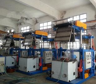 ประเทศจีน ฟิล์ม PVC 0.025 - 0.07 มม. ความหนาของเครื่องเป่าฟิล์มที่มีเสาใต้ลิฟต์ไฟฟ้า ผู้ผลิต